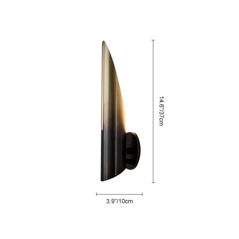 Modern Single-Bulb Luxe LED Wall Light