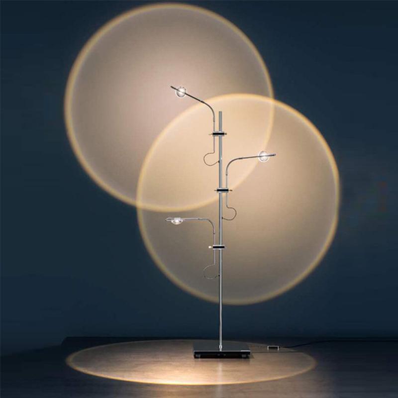 Triple Halo Ambient Lamp with Shadowplay Design