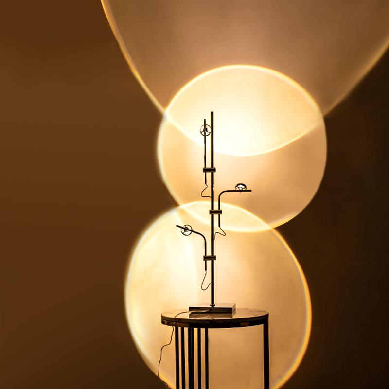 Triple Halo Ambient Lamp with Shadowplay Design
