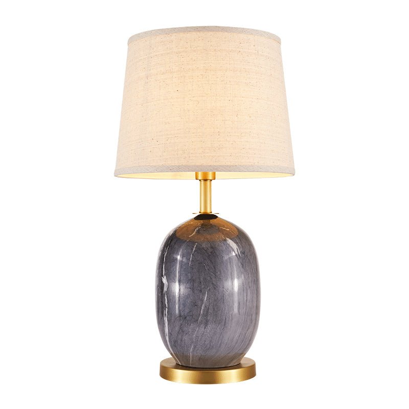 Handcrafted Ceramic Lamp with Textured Shade