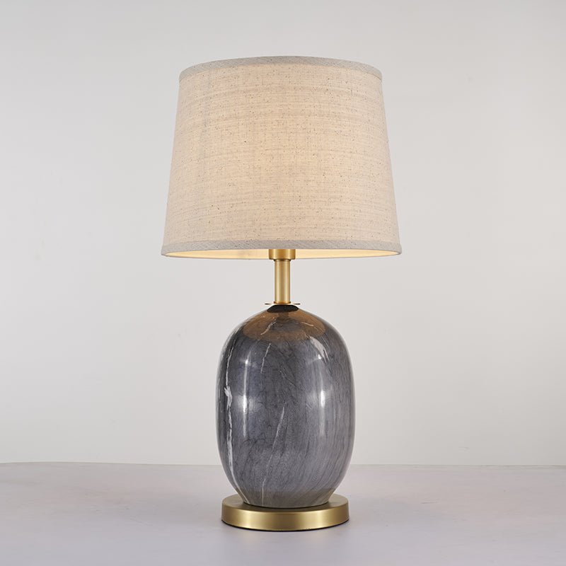 Handcrafted Ceramic Lamp with Textured Shade