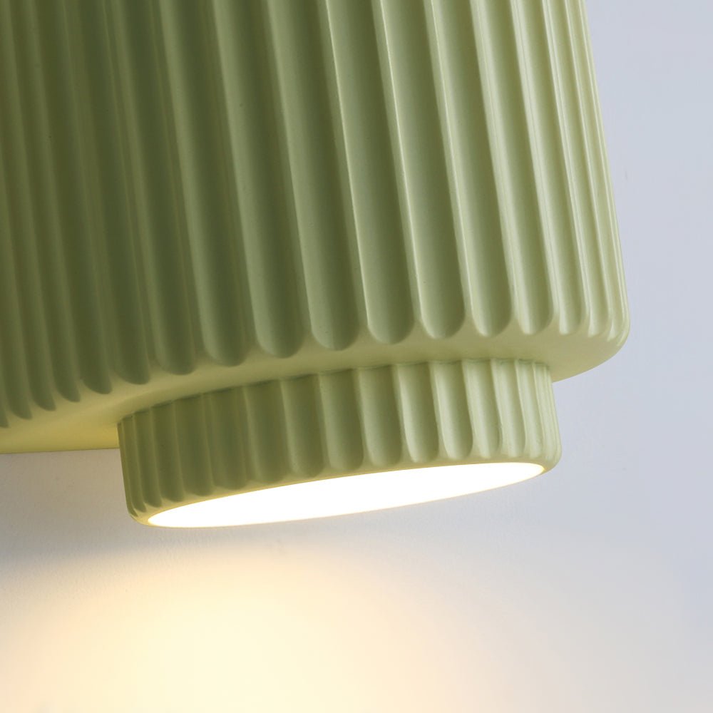 Nordic-Inspired Layered Ceramic Wall Light