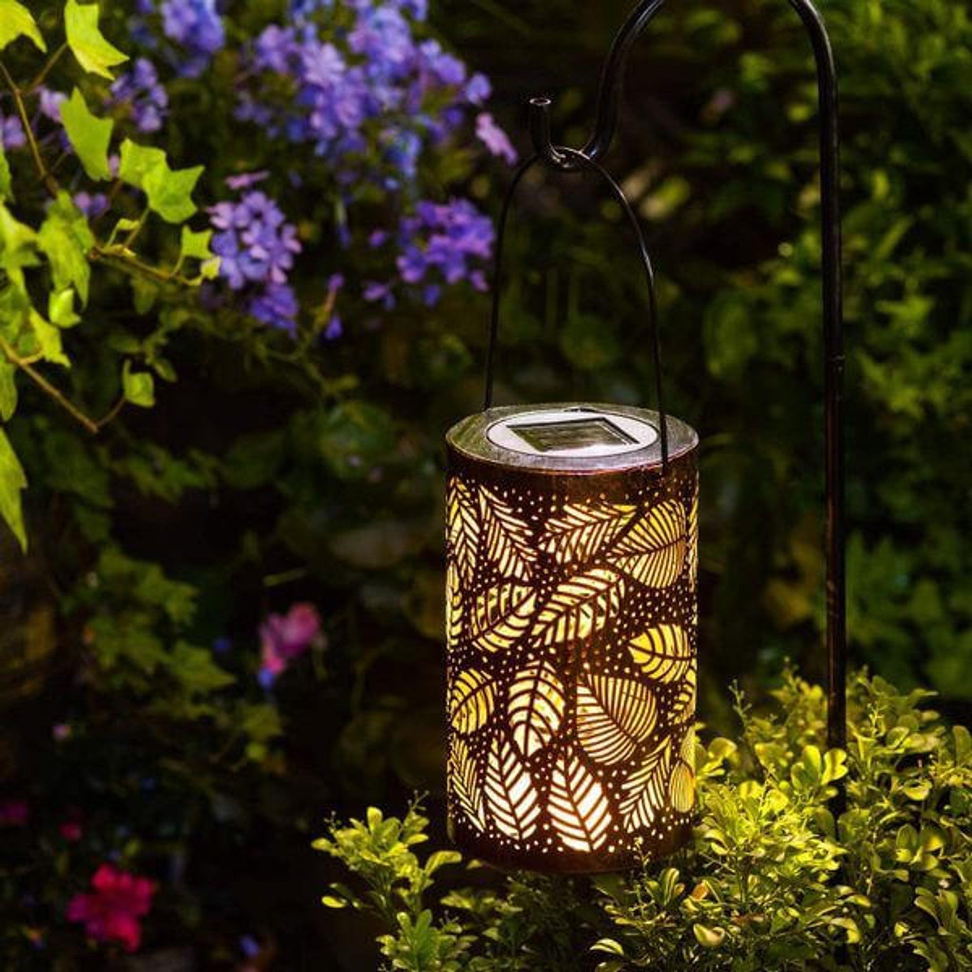 Garden Lantern Leaf Set - Outdoor Hanging Lanterns