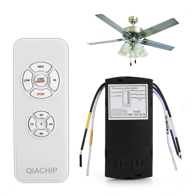 Universal Remote Control for Ceiling Fans – Easy Control and Installation, Compatible with All Ceiling Fans