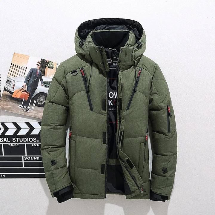Men's Hooded Puffer Jacket | Winter