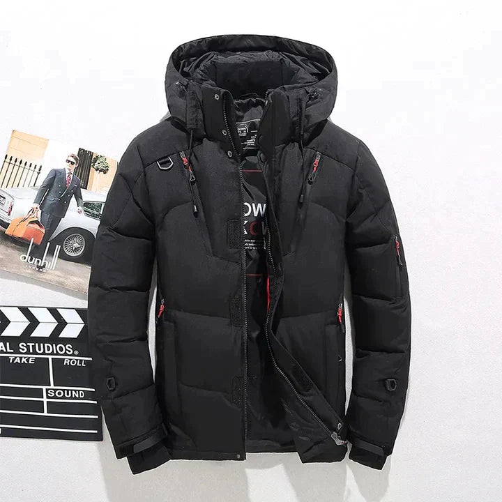 Men's Hooded Puffer Jacket | Winter