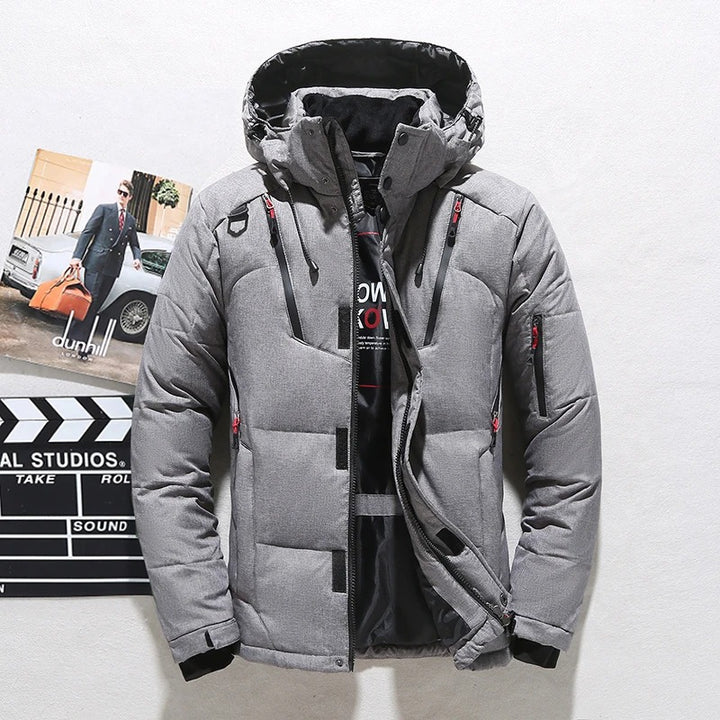 Men's Hooded Puffer Jacket | Winter