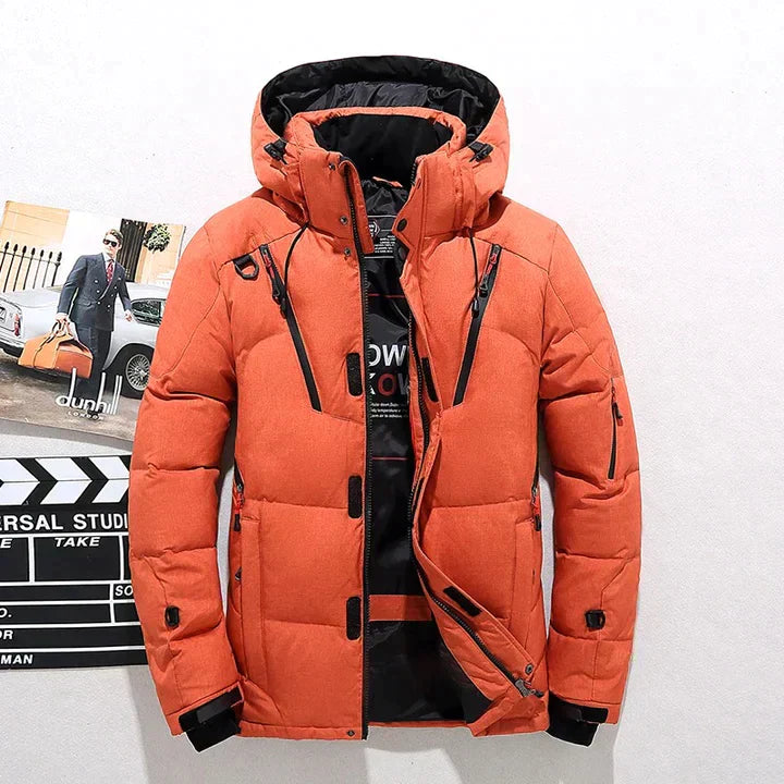 Men's Hooded Puffer Jacket | Winter