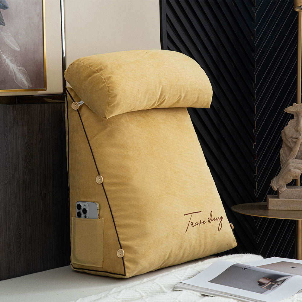 Ergonomic Reading Pillow for Bed
