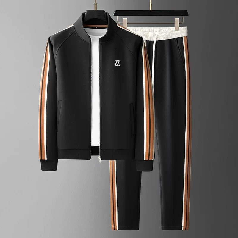 Men's Two Piece Tracksuit Set | Zip Up