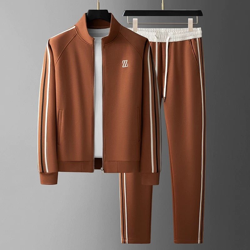 Men's Two Piece Tracksuit Set | Zip Up